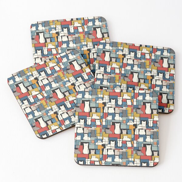 Item preview, Colorful Cat Abstract designed and sold by Piotrek0001.