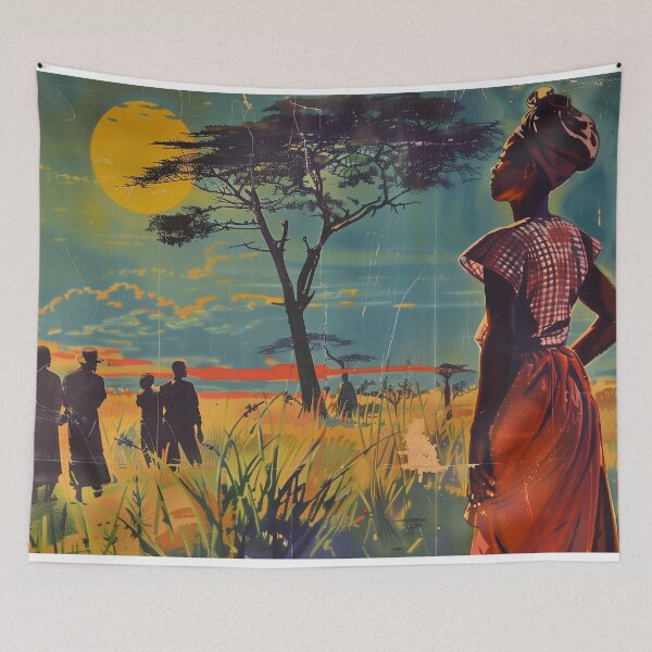 Item preview, vintage Kenya postcard designed and sold by PricklyPeanut.