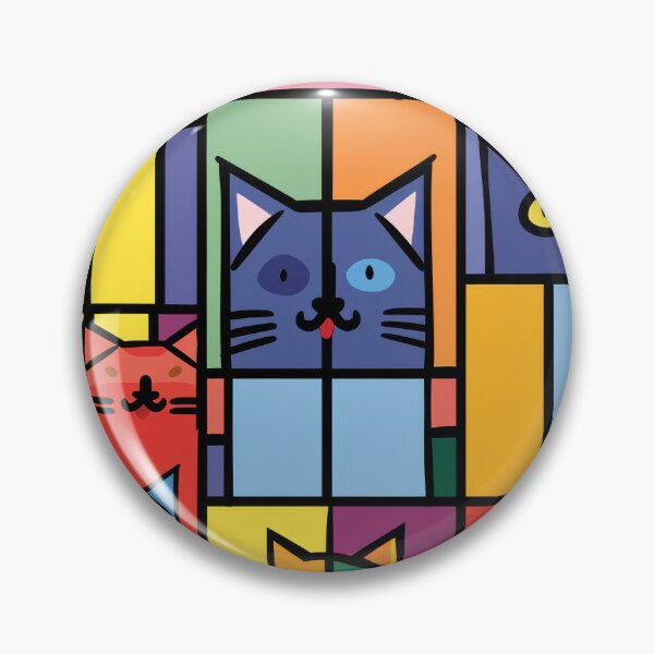Item preview, Colorful Cat Abstract designed and sold by Piotrek0001.