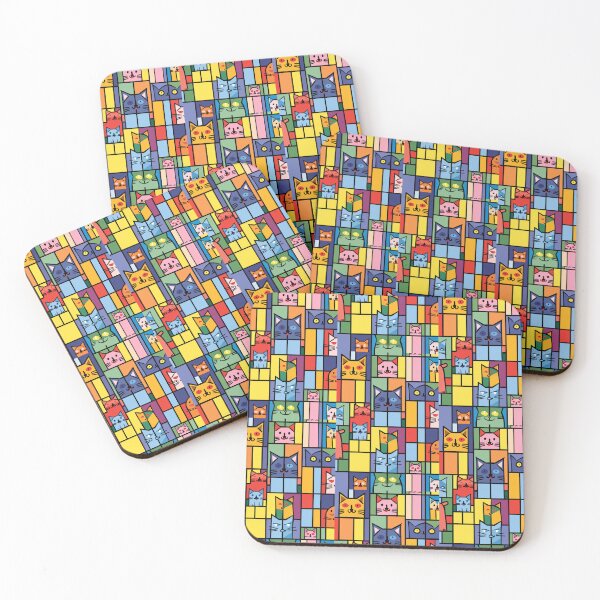 Item preview, Colorful Cat Abstract designed and sold by Piotrek0001.
