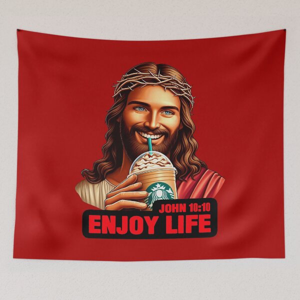 Item preview, John 10:10 Enjoy Life designed and sold by plushism.
