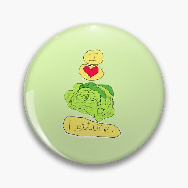 Item preview, I love lettuce  designed and sold by ArtistRebeccaLS.