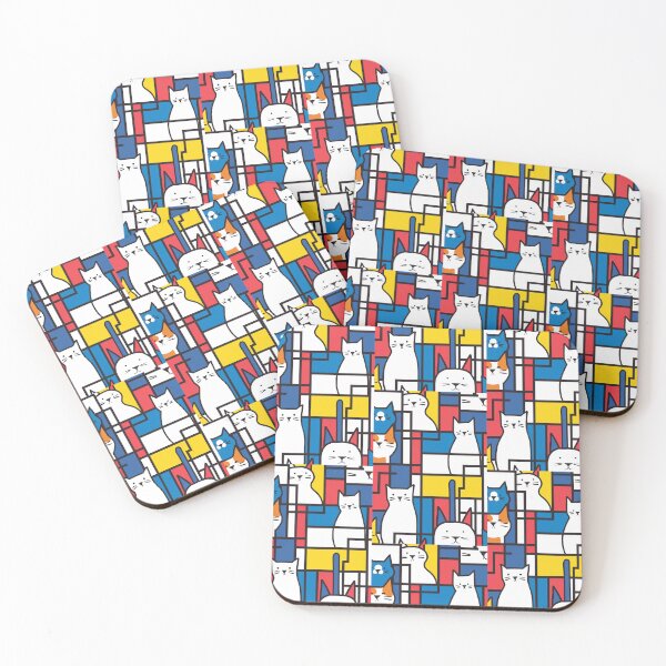 Item preview, Colorful Cat Abstract designed and sold by Piotrek0001.
