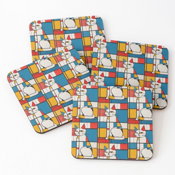 Item preview, Colorful Cat Abstract designed and sold by Piotrek0001.