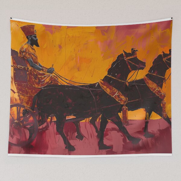 Item preview, the King on the Chariot designed and sold by PricklyPeanut.