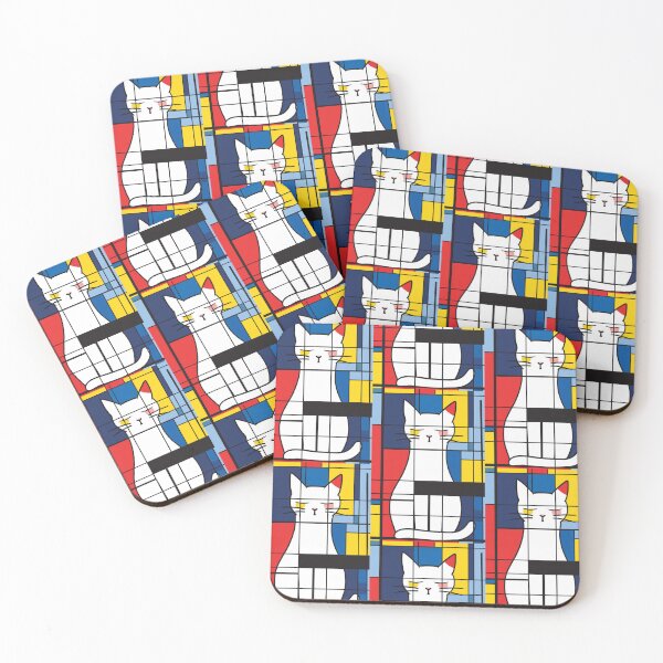 Item preview, Colorful Cat Abstract designed and sold by Piotrek0001.
