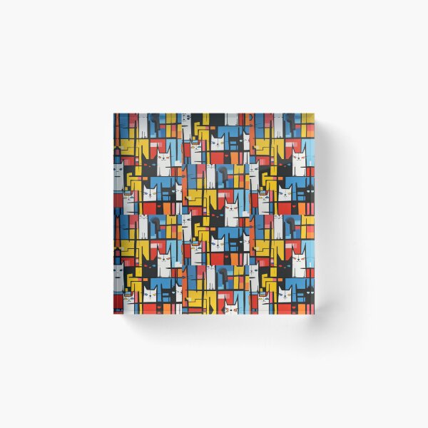 Item preview, Colorful Cat Abstract designed and sold by Piotrek0001.