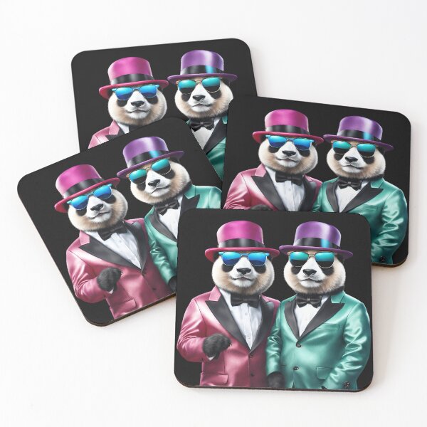 Item preview, Funky pandas designed and sold by SRLND.