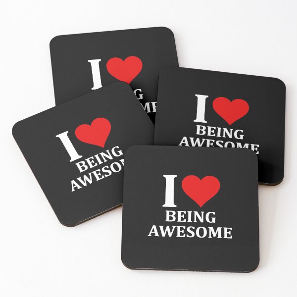 Item preview, I love being awesome designed and sold by muchhappier.