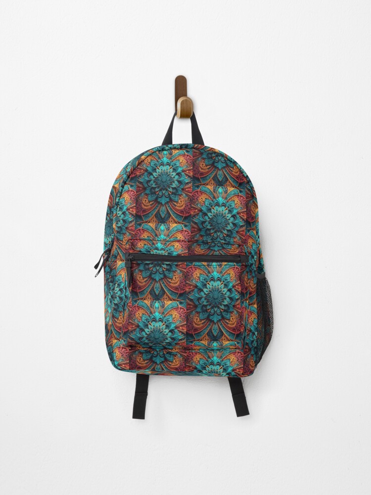 Thumbnail 1 of 3, Backpack, Mosaic 6 designed and sold by BubbleTextBox.