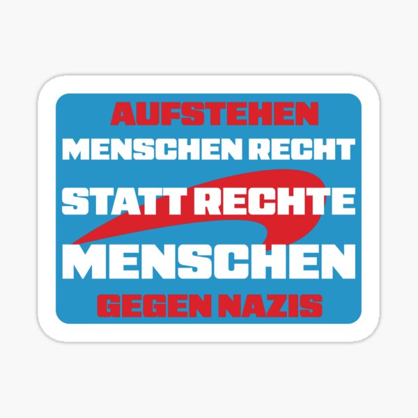 Artikel-Vorschau von MENSCHEN RECHT STATT RECHTE MENSCHEN , designt und verkauft von netrok.