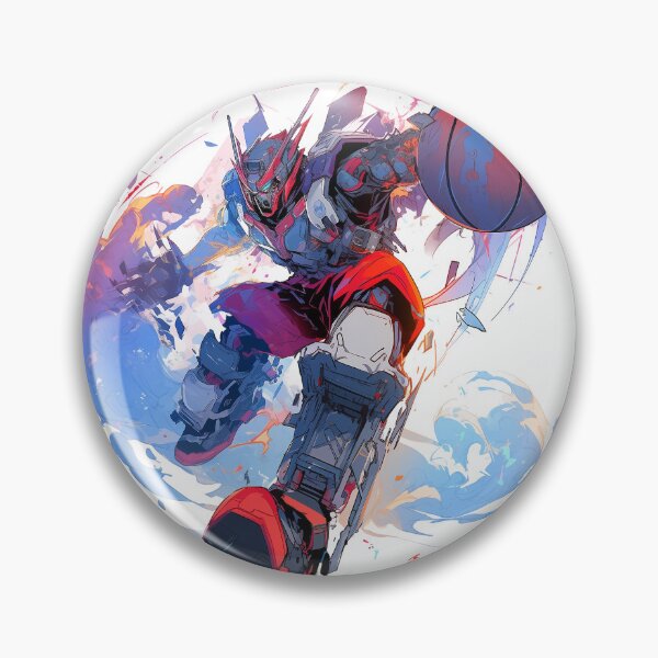 Item preview, Mecha regatea potentemente con una pelota de baloncesto designed and sold by Mecha Brave Studio.