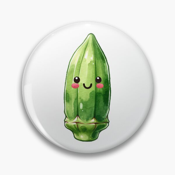 Item preview, Cute Okra designed and sold by Emitropy.