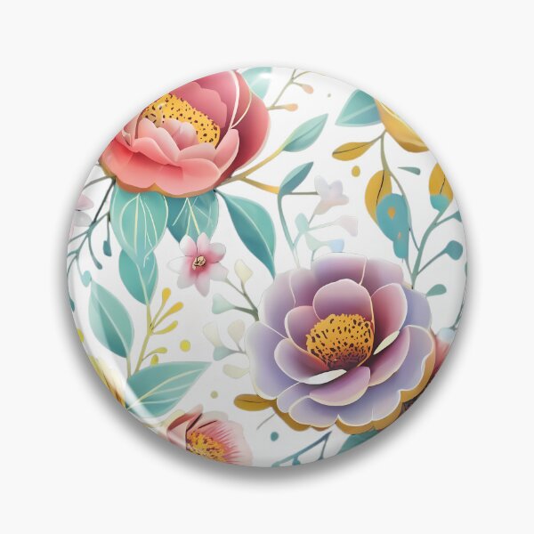 Item preview, pretty vector seamless flower patternpink designed and sold by brokenpones.