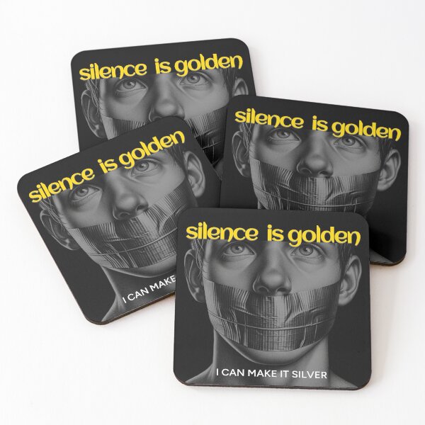 Item preview, Silence is Silver designed and sold by eatmorvelopator.