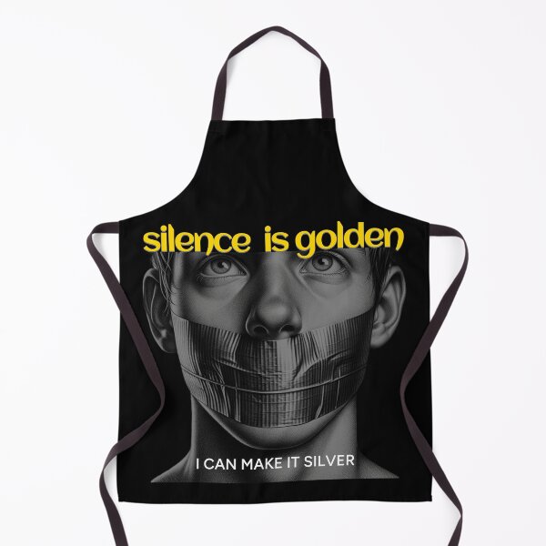Item preview, Silence is Silver designed and sold by eatmorvelopator.