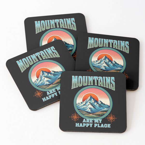 Item preview, Mountains Are My Happy Place designed and sold by RockBeeDesigns.