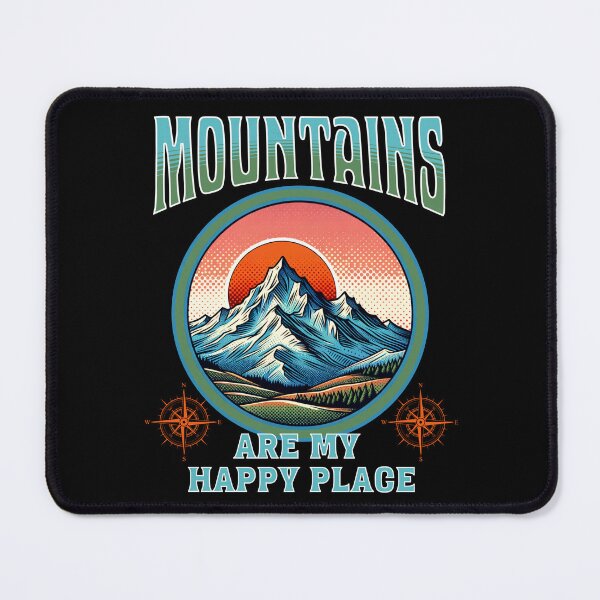 Item preview, Mountains Are My Happy Place designed and sold by RockBeeDesigns.