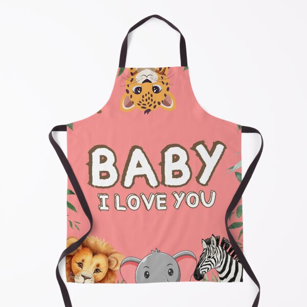 Item preview, "Baby! I love You" T-shrit, Baby t-shirt,cute wild animal print shirt designed and sold by MissCirce1993.