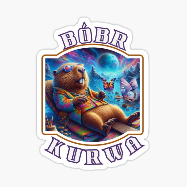 Item preview, Bóbr Kurwa Relaxing designed and sold by SHELOPS.