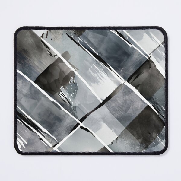 Item preview, Watercolor Diagonal Black and White Buffalo Check designed and sold by Tamas Das.