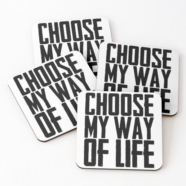 Item preview, CHOOSE MY WAY OF LIFE. BLACK designed and sold by Rejiboustarts.