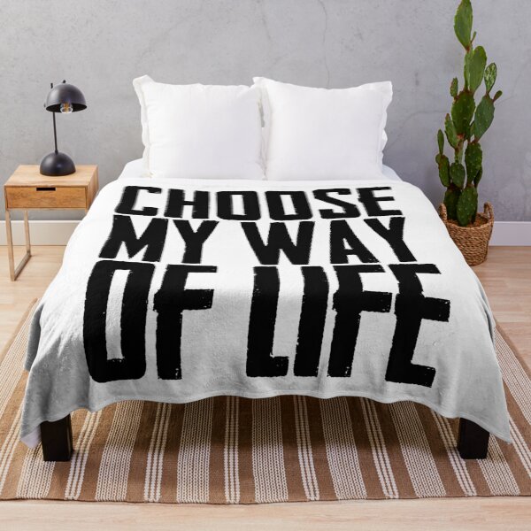 Item preview, CHOOSE MY WAY OF LIFE. BLACK designed and sold by Rejiboustarts.