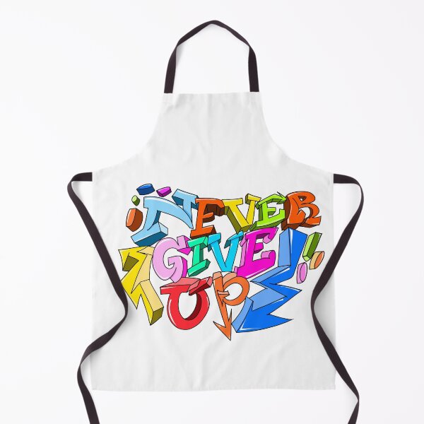 Item preview, NEVER GIVE UP GRAFFITI LETTER SO SICK designed and sold by Meilon.