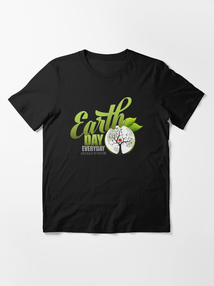 Alternate view of Give Back to Nature - Earth Day Everyday Essential T-Shirt