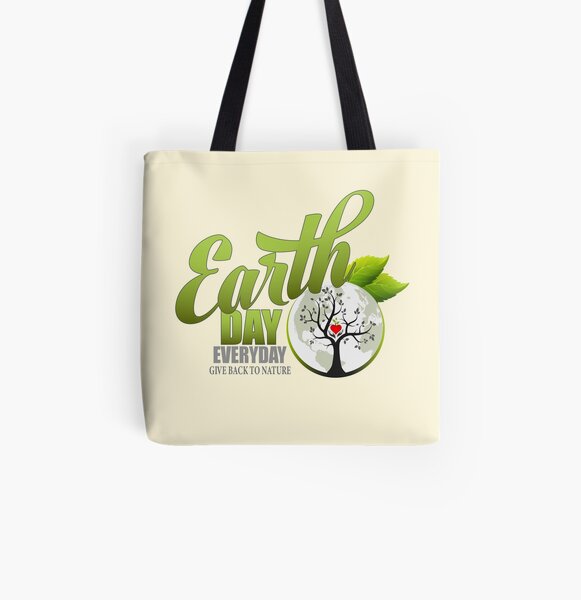 Give Back to Nature - Earth Day Everyday All Over Print Tote Bag