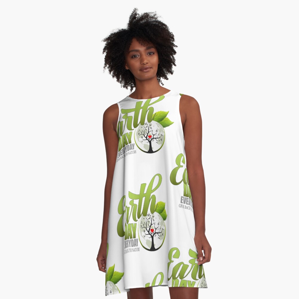 Give Back to Nature - Earth Day Everyday A-Line Dress