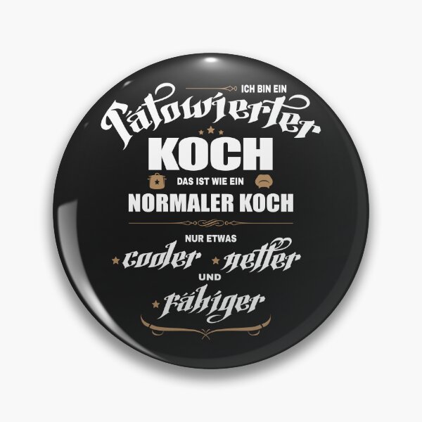 Item preview, Tätowierter Koch ist cooler! Lustige Geschenkidee für Köche mit Tattoos. designed and sold by silentcolors.