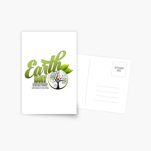 Give Back to Nature - Earth Day Everyday Postcard
