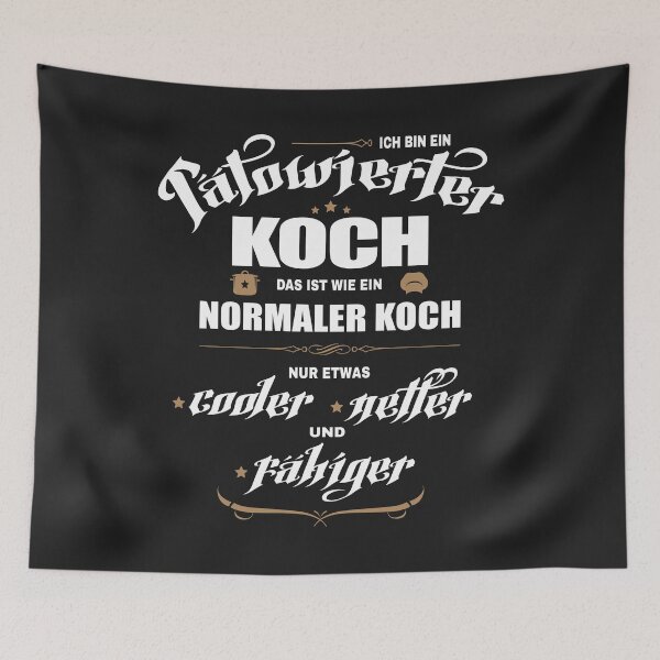Aperçu de l'œuvre Tätowierter Koch est plus cool ! Lustige Geschenkidee für Köche mit Tattoos. créée et vendue par silentcolors.