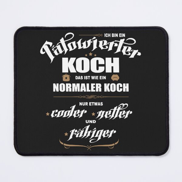 Item preview, Tätowierter Koch ist cooler! Lustige Geschenkidee für Köche mit Tattoos. designed and sold by silentcolors.