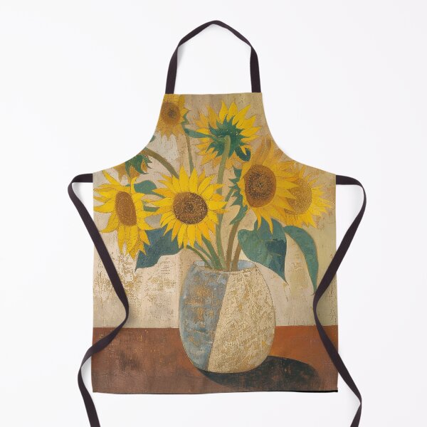 Item preview, Sunflowers And Vase designed and sold by TorpStore.