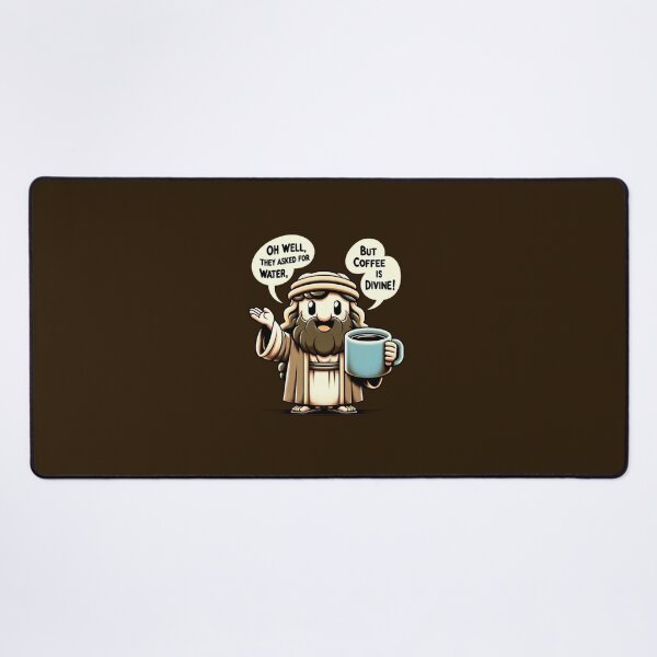 Item preview, Divine Brew - Whimsical Coffee Miracle Tee designed and sold by BlueGoldArt.