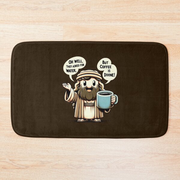 Item preview, Divine Brew - Whimsical Coffee Miracle Tee designed and sold by BlueGoldArt.