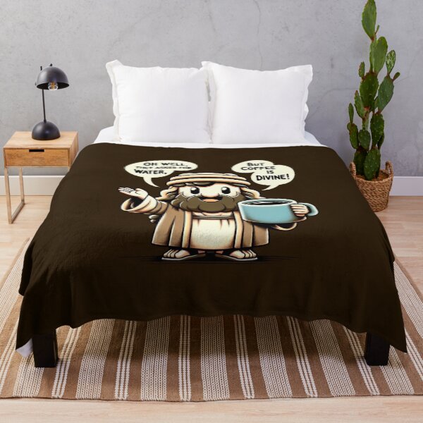 Item preview, Divine Brew - Whimsical Coffee Miracle Tee designed and sold by BlueGoldArt.