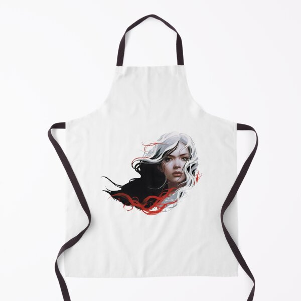 Item preview, Red white and black beautiful girl strong contrast gothic designed and sold by w1ckerman.