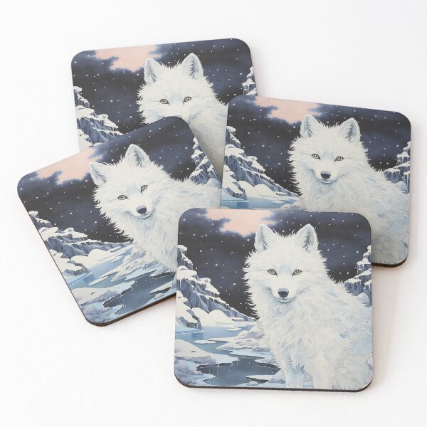 Item preview, Arctic Fox Cub,  Wildlife Art for all Animal Lovers designed and sold by WILDEVIOLET.