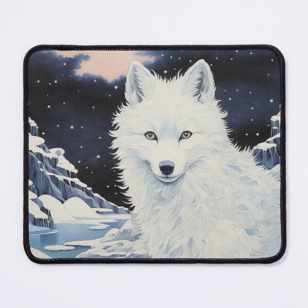 Item preview, Arctic Fox Cub,  Wildlife Art for all Animal Lovers designed and sold by WILDEVIOLET.