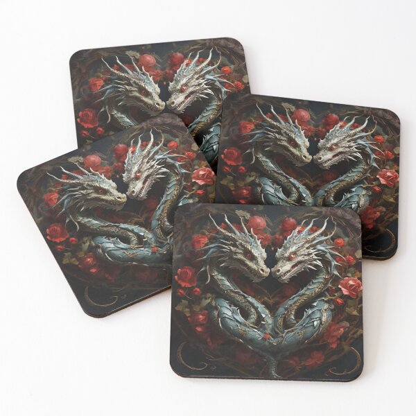 Item preview, Heartbound | Serpent Dragons' Embrace designed and sold by MysticFable.