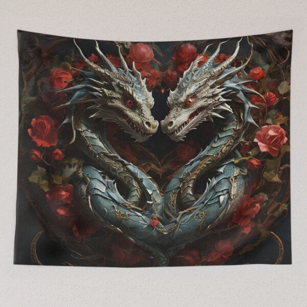 Item preview, Heartbound | Serpent Dragons' Embrace designed and sold by MysticFable.