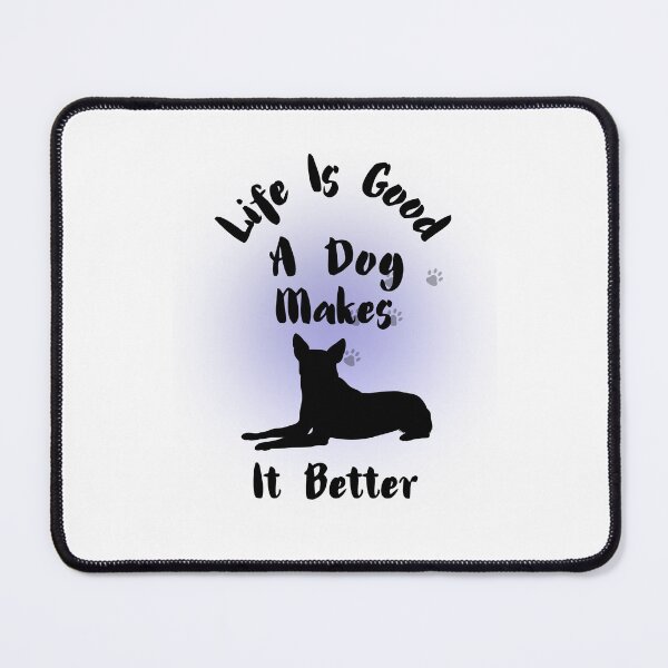 Item preview, "Life Is Good A Dog Makes It Better" Tee designed and sold by Wabi-SabiStudio.