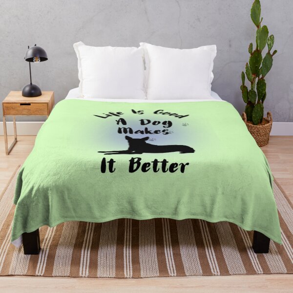 Item preview, "Life Is Good A Dog Makes It Better" Tee designed and sold by Wabi-SabiStudio.