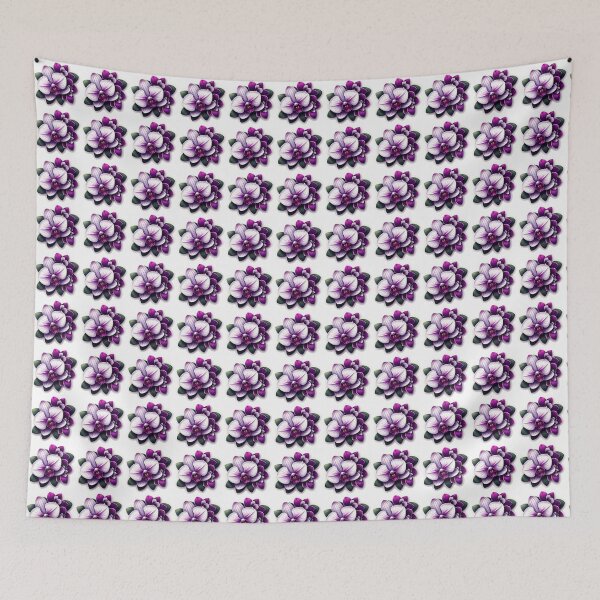 Item preview, Exotic orchids purple, purple and white designed and sold by Artis-t-fun.