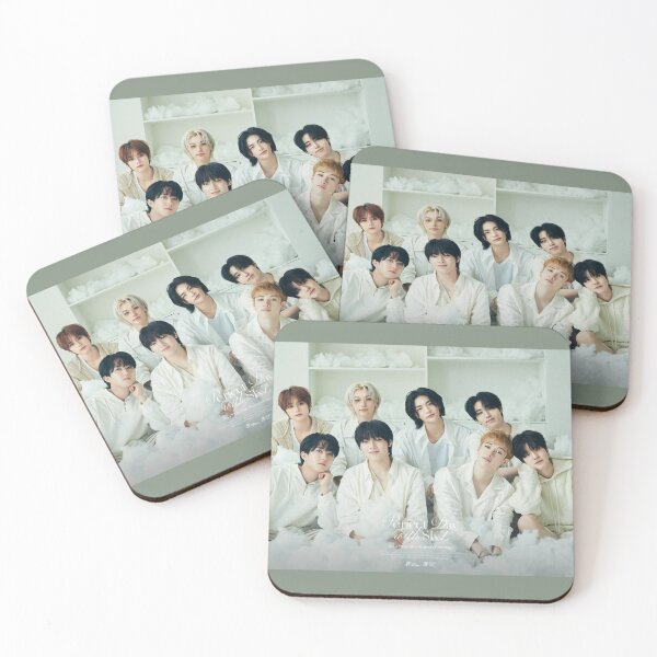Item preview, Stray Kids SKZ 2024 cute white fluffy kpop boys designed and sold by Kpop-Noona.