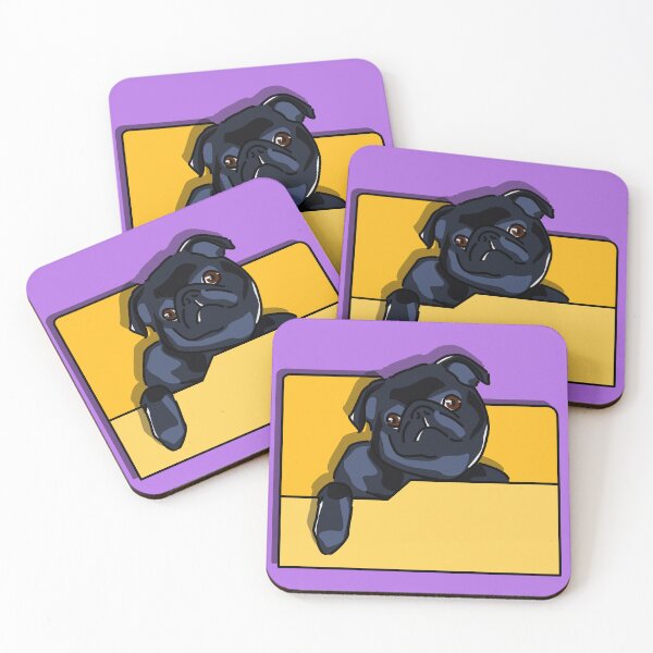 Item preview, Pug in a Folder Icon designed and sold by Fun Funky Designs.