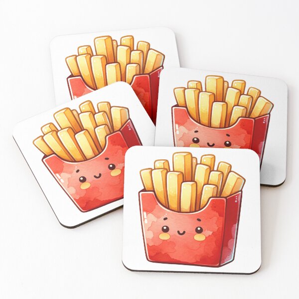 Aperçu de l'œuvre Frites mignonnes créée et vendue par Emitropy.